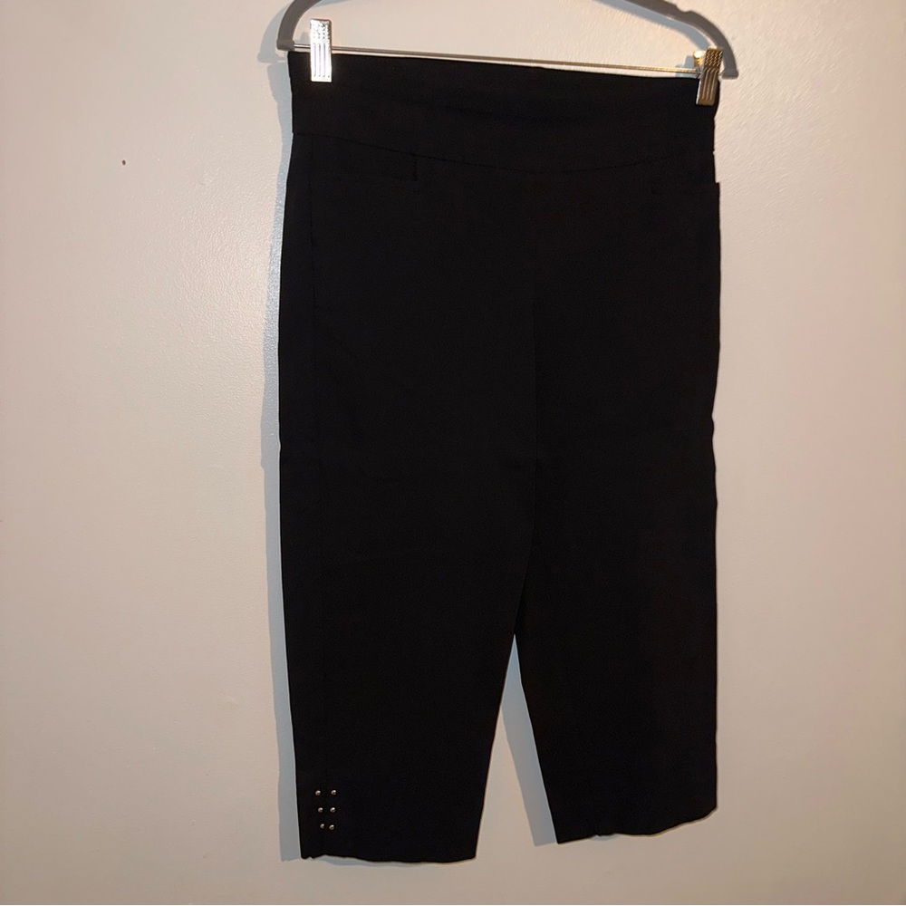 Counterparts Women’s Stretchy Business Casual Wide Leg Capris Size 10